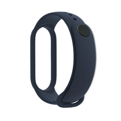 [Užsakomoji prekė] Apyrankė skirta Xiaomi Mi Band 5 / 5 NFC / 6 / 6 NFC / Amazfit Band 5 - Techsuit Watchband (W013) - Tamsiai Mėlynas 2