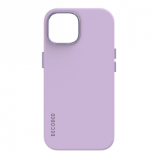 Decoded - Silicone apsauginis dėklas skirta iPhone 15 pritaikyta su MagSafe (lavender)