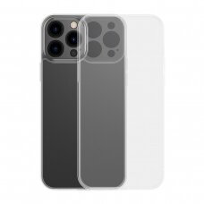 Dėklas Baseus frosted glass iphone 13 pro max Skaidrus (arws000802)