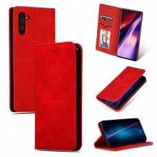 Dėklas Business Style Xiaomi Redmi Note 13 Pro 5G raudonas