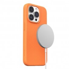 Dėklas Joyroom JR-BP006 Magnetic Protective Phone Case Apple iPhone 15 Pro oranžinis