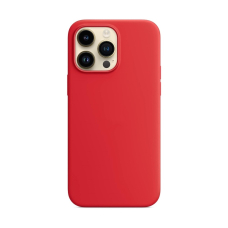 Dėklas Mag Silicone Case Apple iPhone 16 raudonas