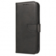 Dėklas Magnet skirta Xiaomi Redmi Note 12 flip cover wallet stand Juodas