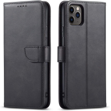 Dėklas Wallet Case Samsung A165 A16 4G/A166 A16 5G juodas