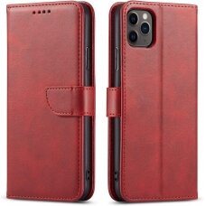 Dėklas Wallet Case Xiaomi Redmi Note 13 5G raudonas