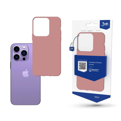 Akcija! Dėklas 3mk Matt Case Apple iPhone 14 Pro Max rožinis