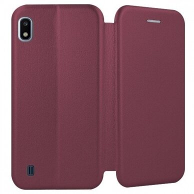 Dėklas Book Elegance Samsung A105 A10 Bordo 1