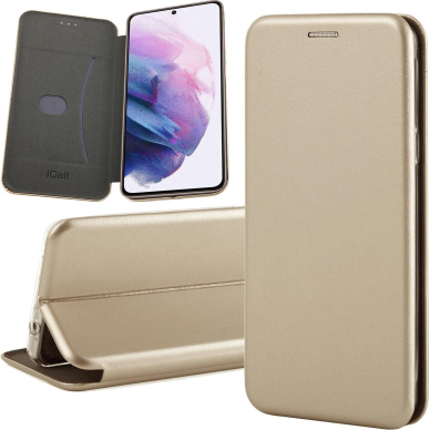 Dėklas Book Elegance Samsung A235 A23 4G/A236 A23 5G auksinis 1