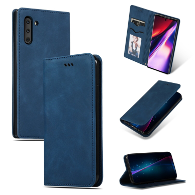 Dėklas Business Style Huawei P20 Lite tamsiai mėlynas  2