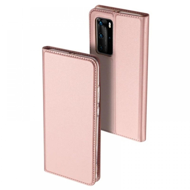 Dėklas Dux Ducis Skin Pro Huawei P40 Pro Rožinis-Auksinis