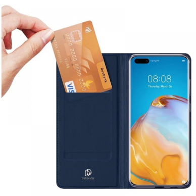 Dėklas Dux Ducis Skin Pro Huawei P40 Pro Tamsiai Mėlynas  3