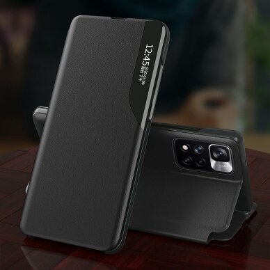 Dėklas Eco Leather View Case Xiaomi Redmi Note 11 Pro+ 5G (China) / 11 Pro 5G (China) / Mi11i HyperCharge / Poco X4 NFC 5G Raudonas 8