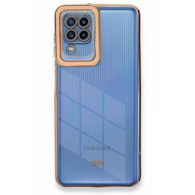 Dėklas Fashion Case Samsung Galaxy A12 5G Auksinis