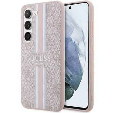 Dėklas Guess GUHCS23SP4RPSP Samsung Galaxy S23 Rožinis