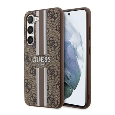 Dėklas Guess GUHCS23SP4RPSW Samsung Galaxy S23 Rudas