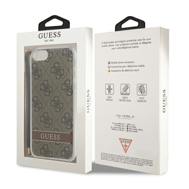 Dėklas Guess GUOHCI8H4STW iPhone SE 2022 / SE 2020/7/8 Rudas 8