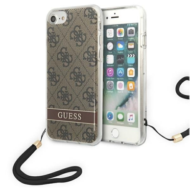 Dėklas Guess GUOHCI8H4STW iPhone SE 2022 / SE 2020/7/8 Rudas 1