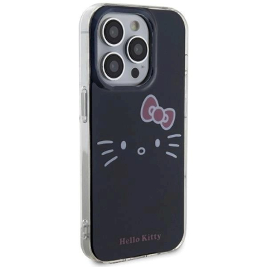 Dėklas Hello Kitty IML Kitty Face iPhone 14 Pro Max - Juodas 3