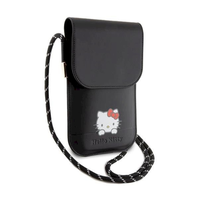 Dėklas Hello Kitty Leather Daydreaming Cord bag - Juodas 2