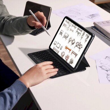 Dėklas klaviatūra Baseus Brilliance Series keyboard iPad Pro 12.9'' (2022/2021/2020/2019) + USB-C cable - Juodas 9