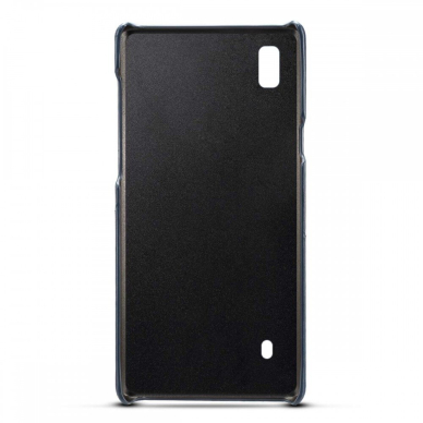 Akcija! Dėklas Leather Card Case Samsung A105 A10 Tamsiai Mėlynas  HZL0431 2