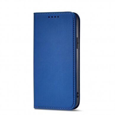 Dėklas Magnet Card Case for iPhone 13 Mėlynas 8