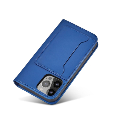 Dėklas Magnet Card Case for iPhone 13 mini Mėlynas 7