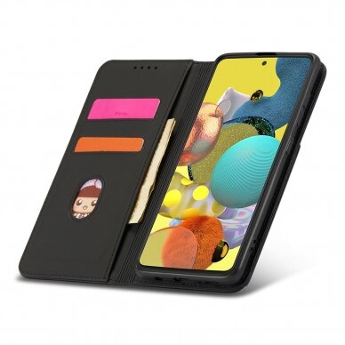 Dėklas Magnet Card Case for Xiaomi Redmi Note 11 Juodas 18