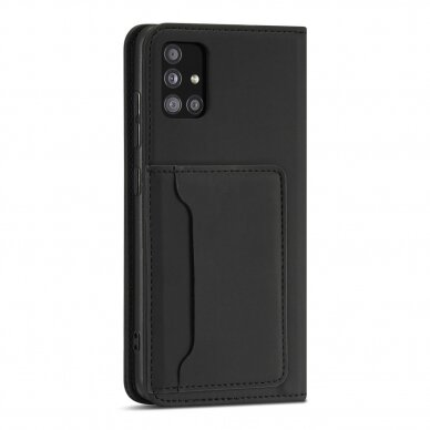 Dėklas Magnet Card Case for Xiaomi Redmi Note 11 Juodas 15