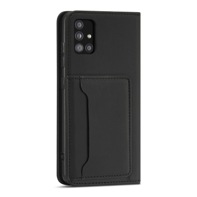 Dėklas Magnet Card Case Samsung Galaxy A12 5G Juodas 10