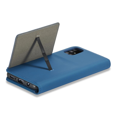 Dėklas Magnet Card Case Samsung Galaxy A12 5G Mėlynas 17