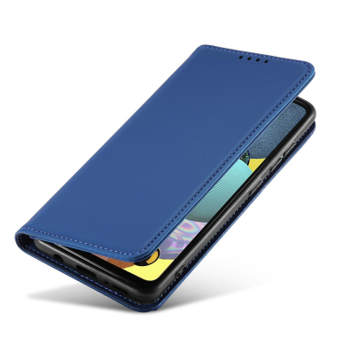 Dėklas Magnet Card Case Samsung Galaxy A12 5G Mėlynas 13