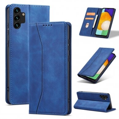 Akcija! Dėklas Magnet Fancy Case Case For Samsung Galaxy A13 5G Mėlynas  16