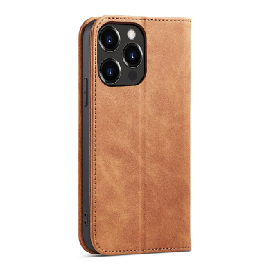 Dėklas Magnet Fancy Case for iPhone 13 Pro Rudas 5