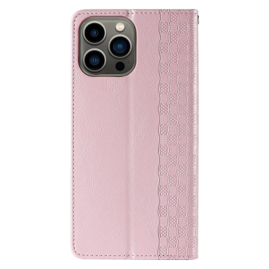 Dėklas Magnet Strap Case for iPhone 13 Pro Rožinis 14