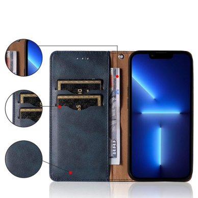 Dėklas Magnet Strap Case for Samsung Galaxy A13 5G Mėlynas 1