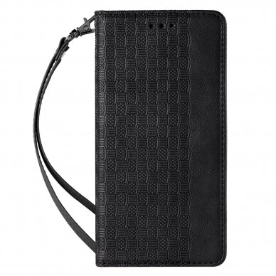 Dėklas Magnet Strap Case for Samsung Galaxy S22 Ultra Juodas 2