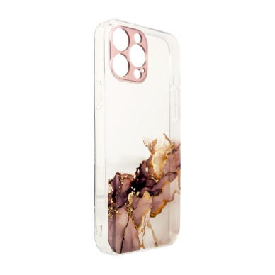 Dėklas Marble Case for iPhone 13 Pro Max Rudas 2