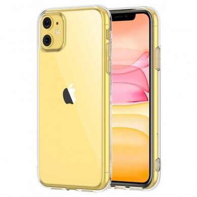 Dėklas Mercury Jelly Clear Apple Iphone 11 Skaidrus