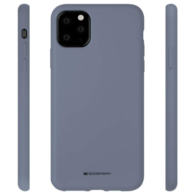 Akcija! Dėklas Mercury Silicone Case Apple Iphone 11 Pro Levandos Pilka  UGLX912  1