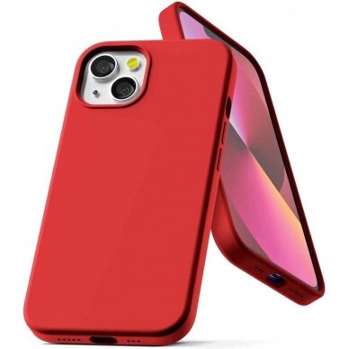 Dėklas Mercury Silicone Case Apple iPhone 13 mini raudonas