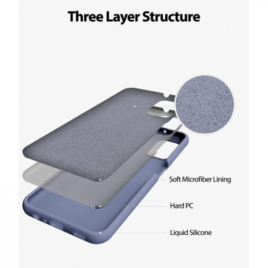 Dėklas Mercury Silicone Case Samsung A035 A03s levandos pilka 1