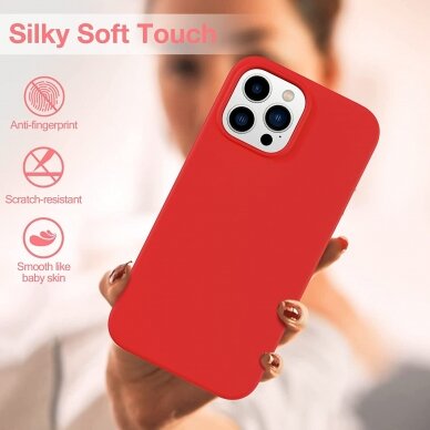 Dėklas Mercury Soft Jelly Case Apple iPhone 13 mini raudonas  2