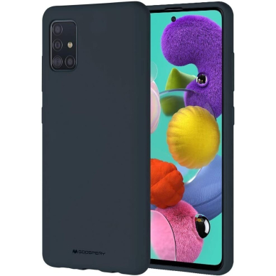 Dėklas Mercury Soft Jelly Case Samsung A03s tamsiai mėlynas