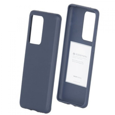 Dėklas Mercury Soft Jelly Case Samsung G988 S20 Ultra Tamsiai Mėlynas 1