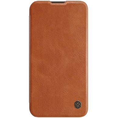 Dėklas Nillkin Qin Pro Leather Apple iPhone 14 Pro Max rudas