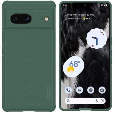 Dėklas Nillkin Super Frosted Shield Pro Google Pixel 7 Pro 5G žalias