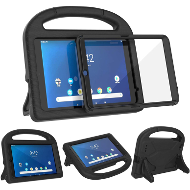 Dėklas Shockproof Kids Samsung X200/X205 Tab A8 10.5 2021 juodas