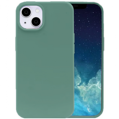 Dėklas Silicone case for iPhone 14 Plus Žalias