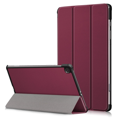 Dėklas Smart Leather Lenovo Tab M8 (4th Gen) bordo